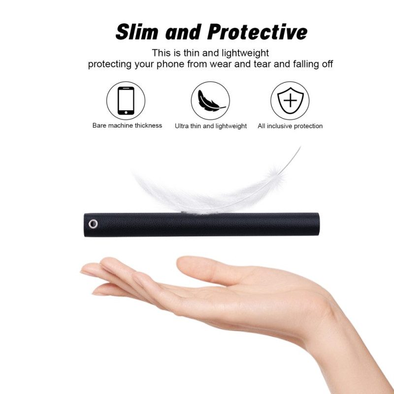 Lederhüllen Samsung Galaxy S25 Ultra 5g Glattlederoptik Mit Riemen