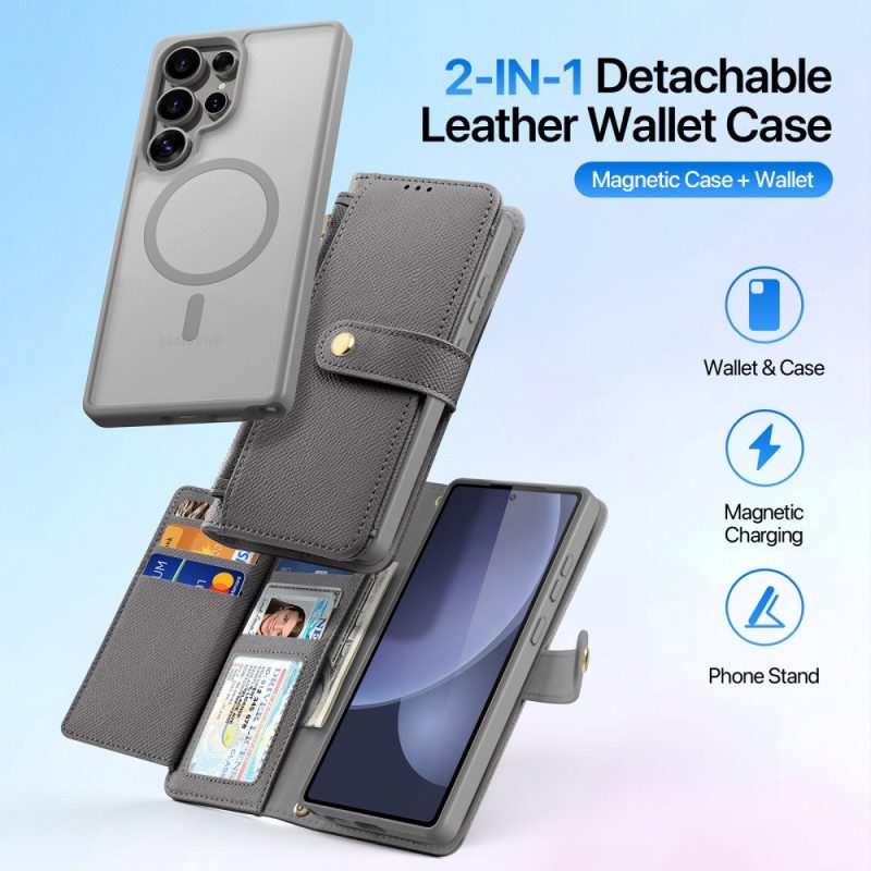 Lederhüllen Samsung Galaxy S25 Ultra 5g Handyhülle Abnehmbare Hülle Der Lawa-serie Dux Ducis