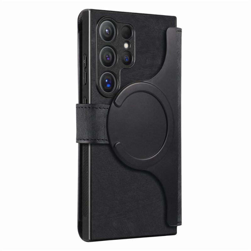 Lederhüllen Samsung Galaxy S25 Ultra 5g Handyhülle Abnehmbare Magnetische Rfid-schutzhülle