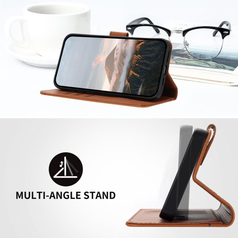 Lederhüllen Samsung Galaxy S25 Ultra 5g Handyhülle Dreieckiges Muster