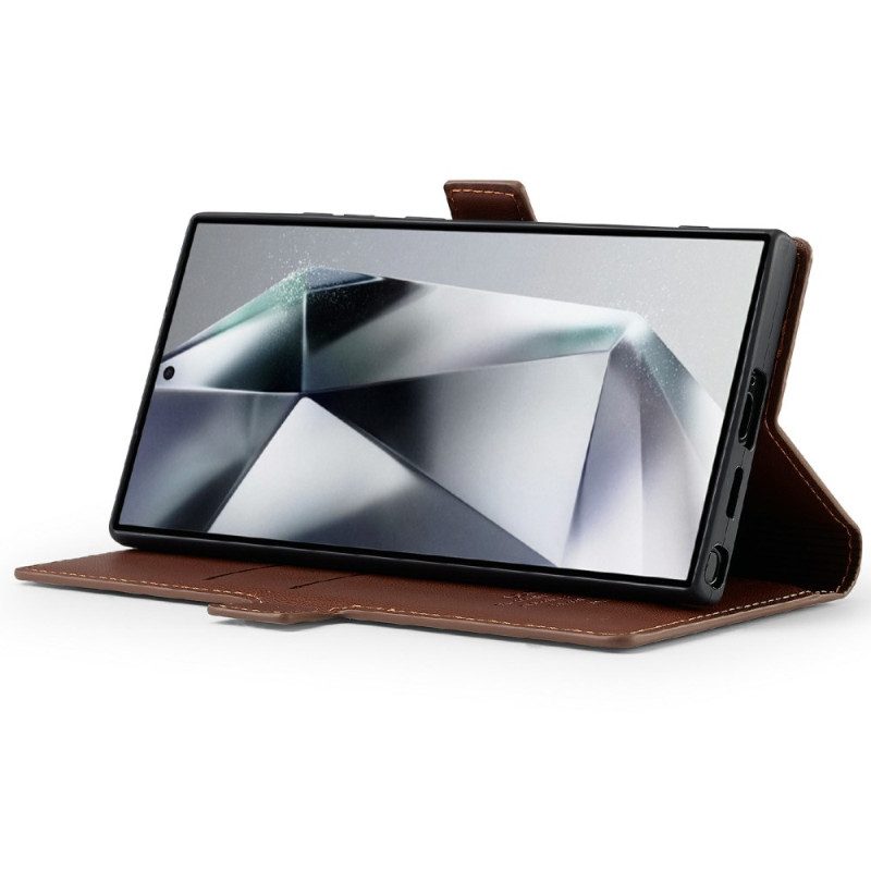 Lederhüllen Samsung Galaxy S25 Ultra 5g Klassisches Lc.imeeke