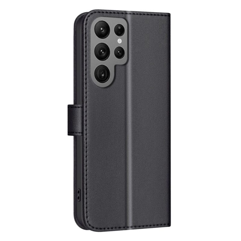 Lederhüllen Samsung Galaxy S25 Ultra 5g Premium-steppung