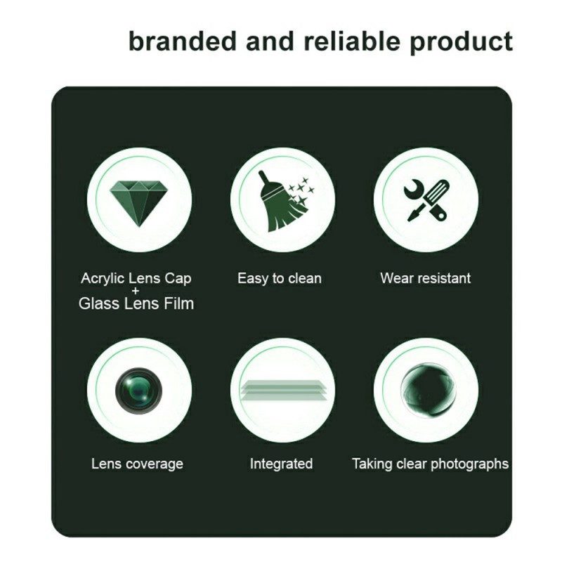 Linsenschutz Aus Gehärtetem Glas Für Samsung Galaxy S25 Ultra 5g (schwarze Version)