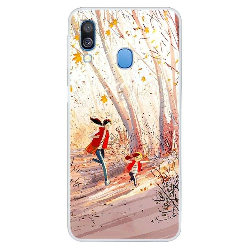 Handyhülle Für Samsung Galaxy A40 Herbstlandschaft