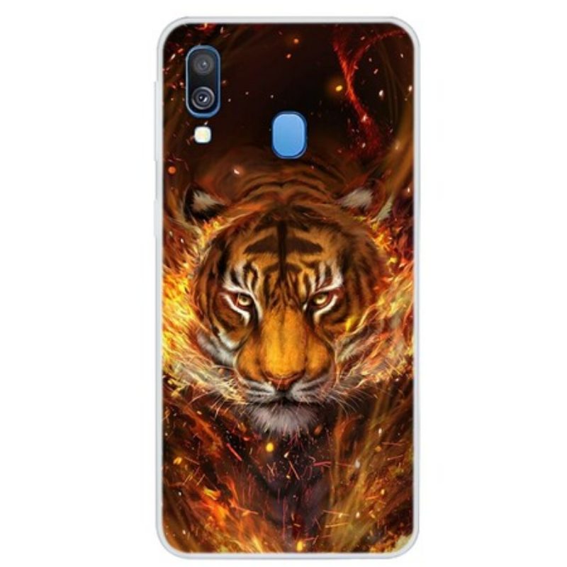 Hülle Für Samsung Galaxy A40 Feuertiger
