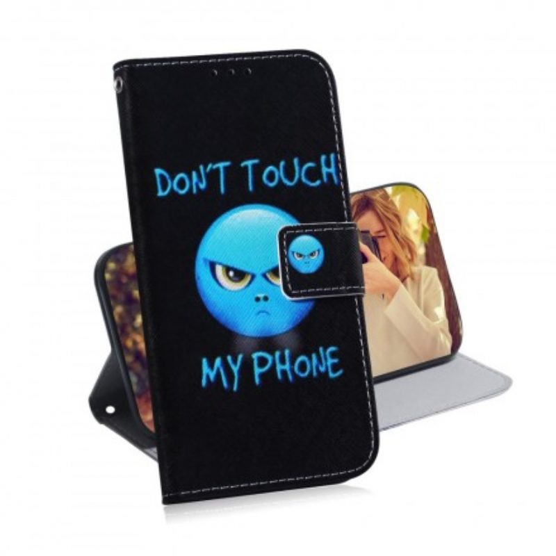 Lederhüllen Für Samsung Galaxy A40 Emoji-telefon