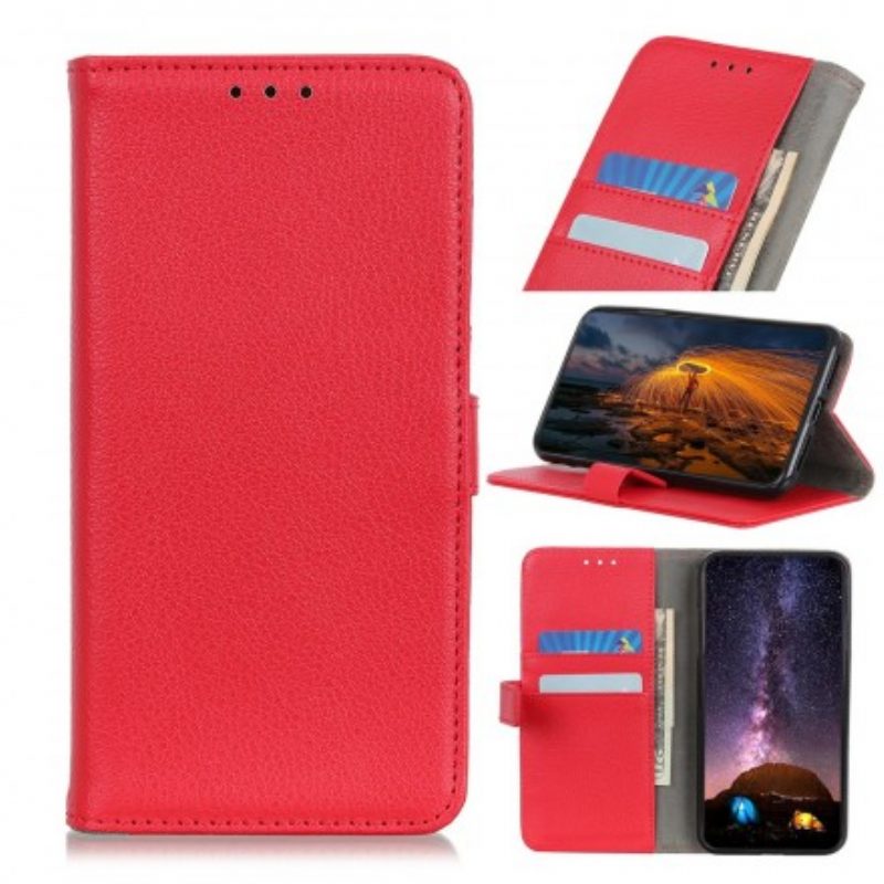 Lederhüllen Für Samsung Galaxy A40 Traditionelles Kunstleder
