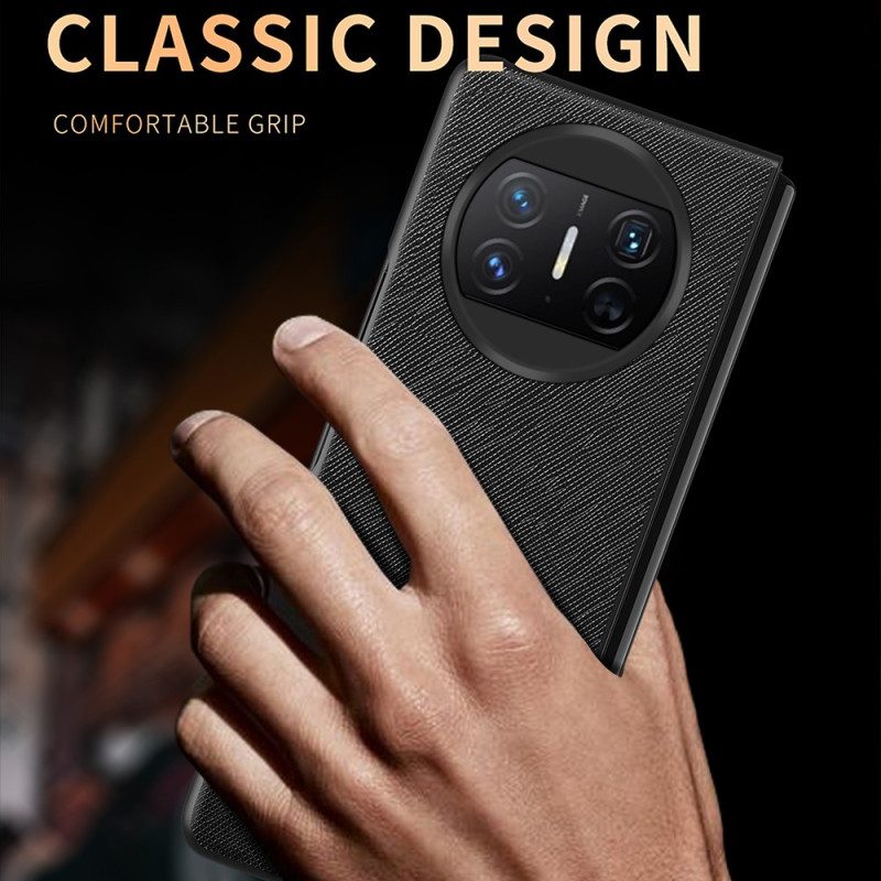 Hülle Huawei Mate X3 Handyhülle Gewebte Textur