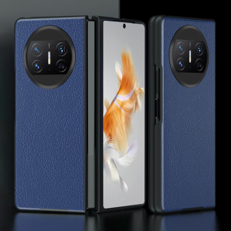 Hülle Huawei Mate X3 Litschi-lederoptik