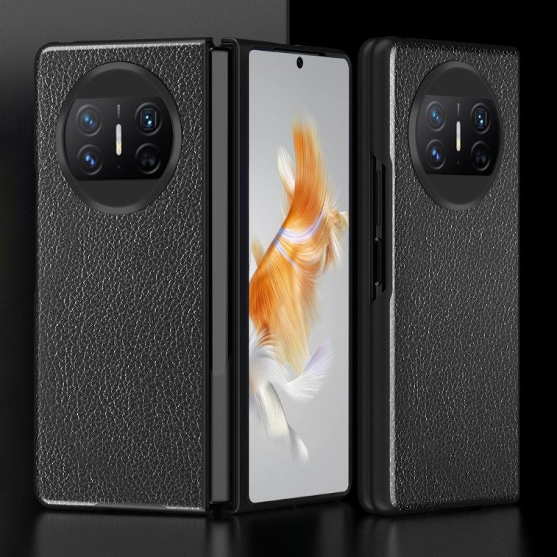 Hülle Huawei Mate X3 Litschi-lederoptik