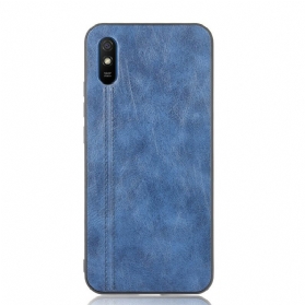 Handyhülle Für Xiaomi Redmi 9A Couture-ledereffekt