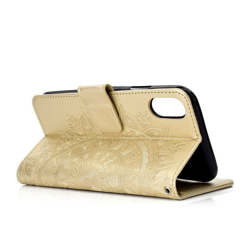 Lederhüllen Für Xiaomi Redmi 9A Sonnenmandala