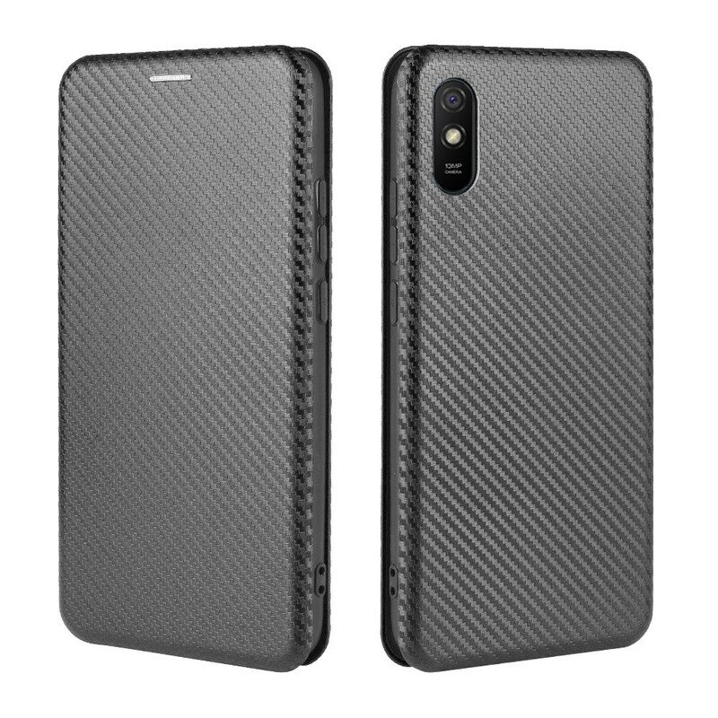 Schutzhülle Für Xiaomi Redmi 9A Flip Case Farbiges Carbon-silikon