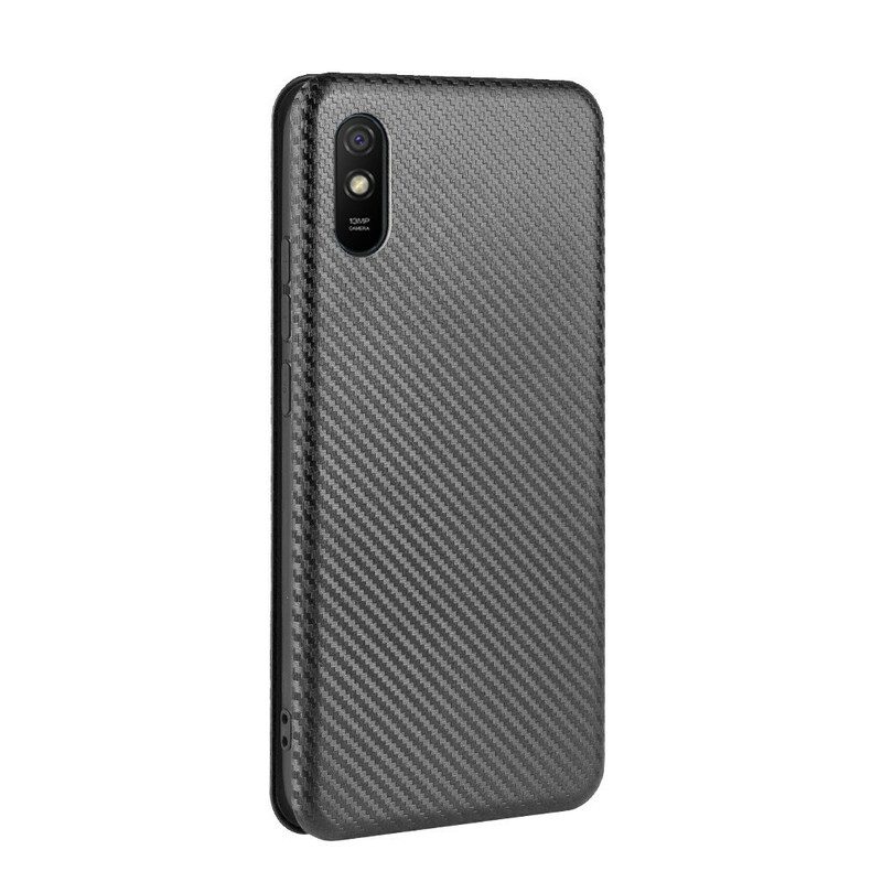 Schutzhülle Für Xiaomi Redmi 9A Flip Case Farbiges Carbon-silikon