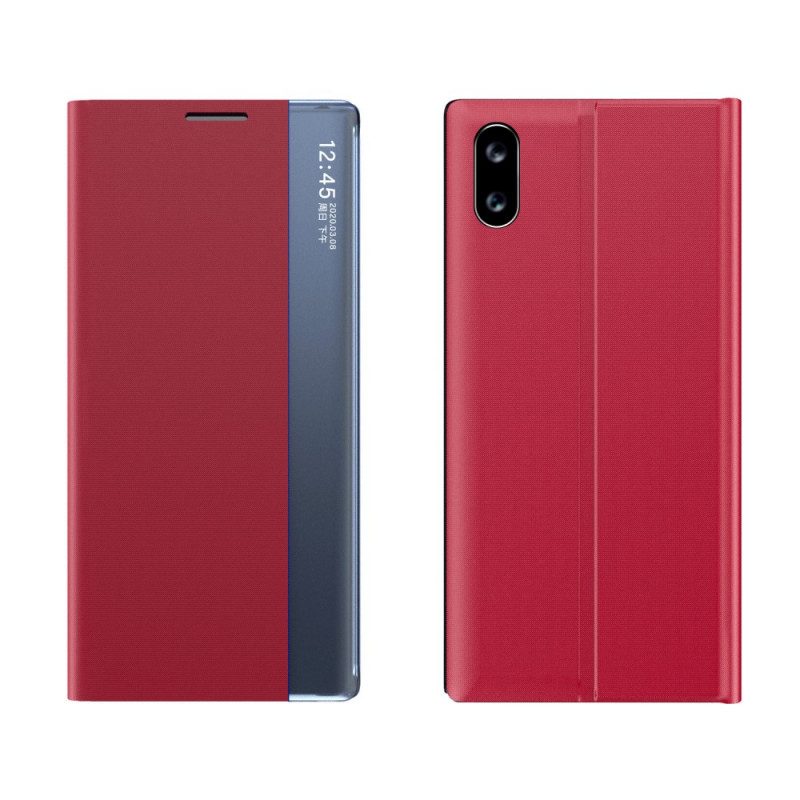 Schutzhülle Für Xiaomi Redmi 9A Strukturiertes Kunstleder