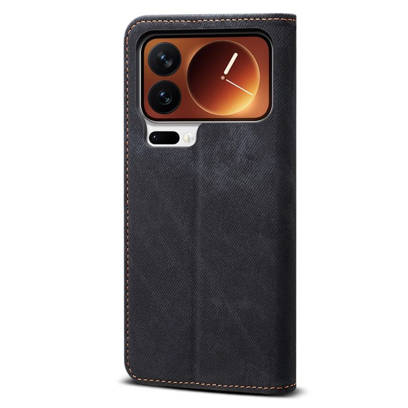 Flip Case Xiaomi 17 Pro Denim-stil