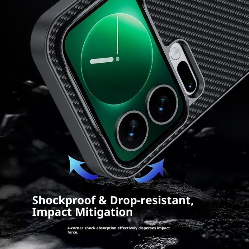 Hülle Xiaomi 17 Pro Handyhülle Carbonfaser-optik