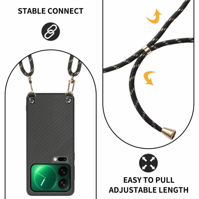 Hülle Xiaomi 17 Pro Handyhülle Carbonfaser-optik