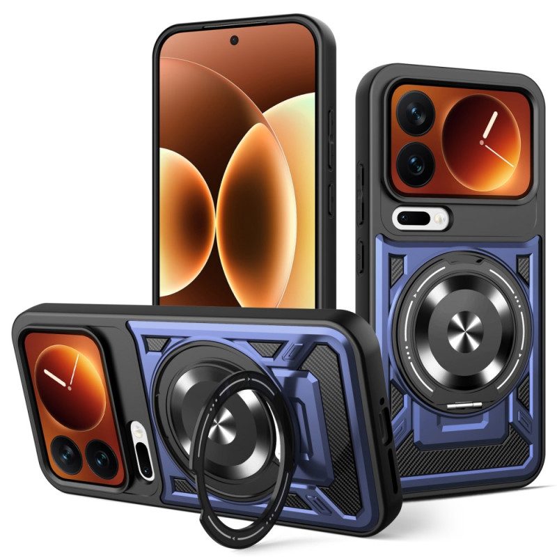 Hülle Xiaomi 17 Pro Handyhülle Magnetverschluss Mit Drehbarem Ständer