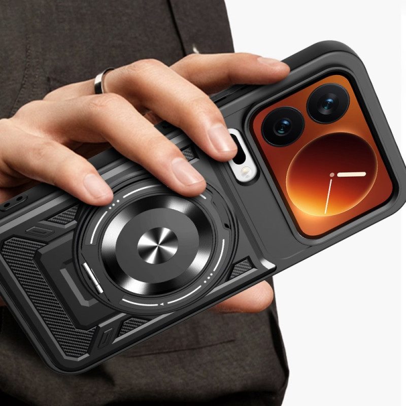 Hülle Xiaomi 17 Pro Handyhülle Magnetverschluss Mit Drehbarem Ständer