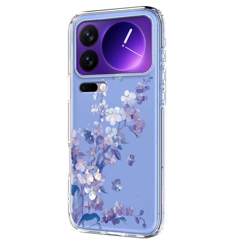 Hülle Xiaomi 17 Pro Handyhülle Transparente Schmetterlinge Und Blumen