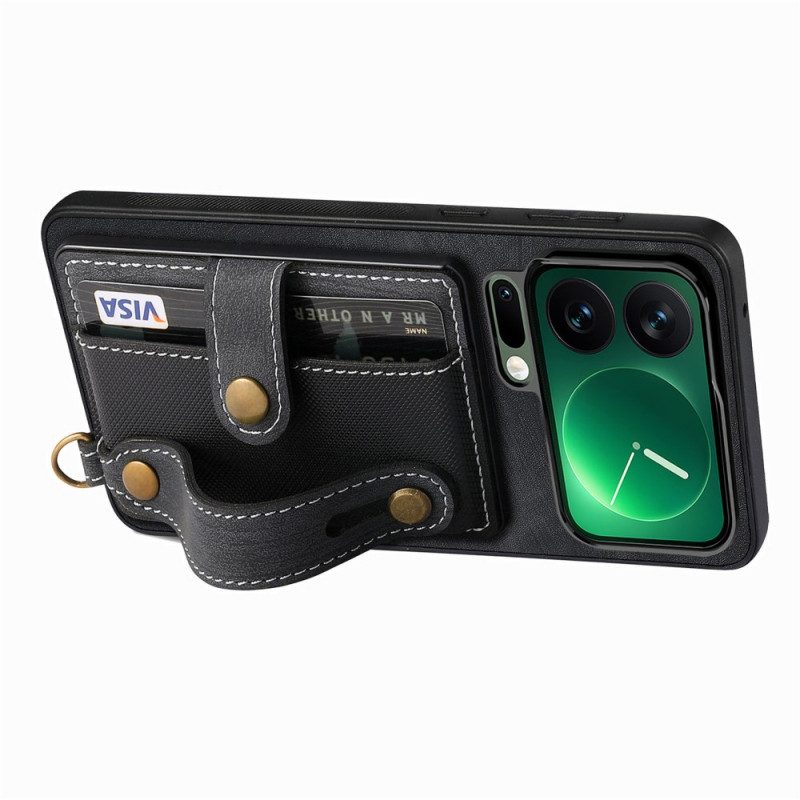 Hülle Xiaomi 17 Pro Kartenfächer Und Riemen