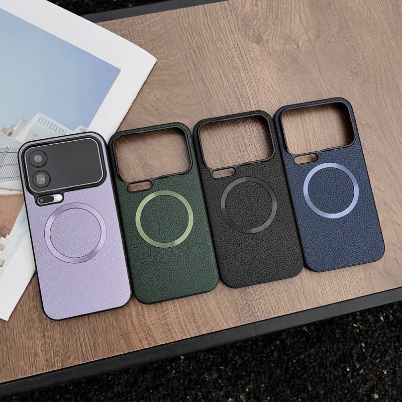 Hülle Xiaomi 17 Pro Magnetverschluss Mit Litschi-textur