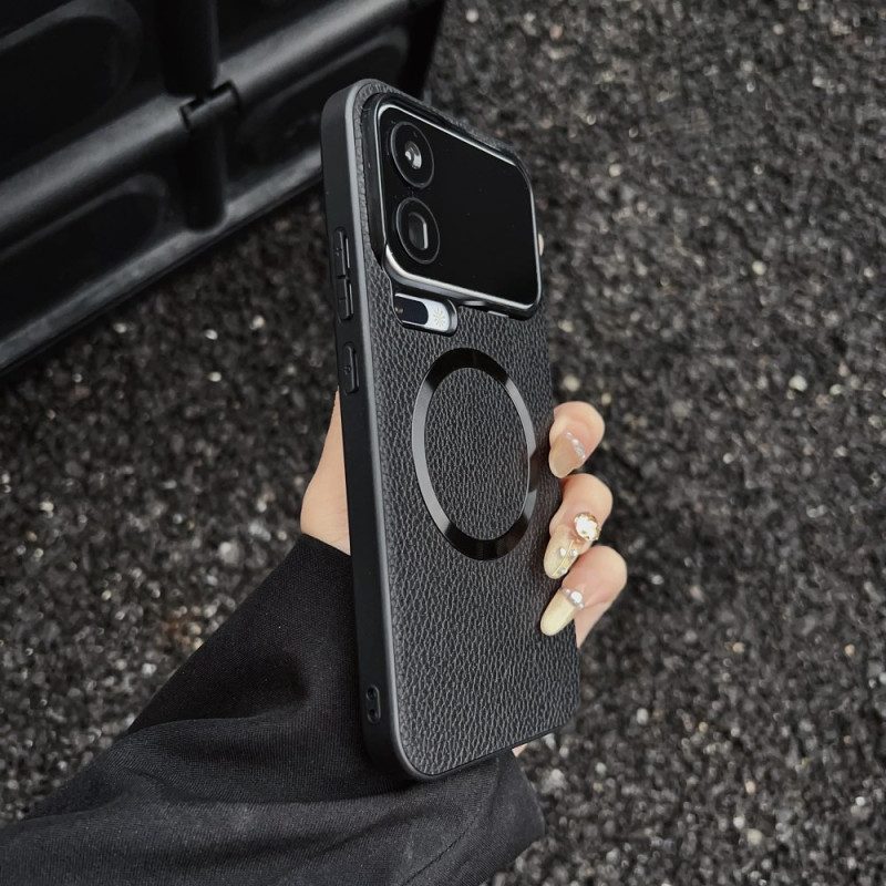 Hülle Xiaomi 17 Pro Magnetverschluss Mit Litschi-textur