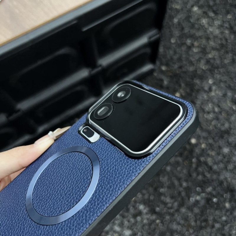 Hülle Xiaomi 17 Pro Magnetverschluss Mit Litschi-textur