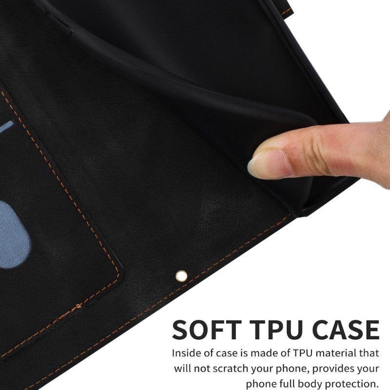 Lederhüllen Für Xiaomi 17 Pro Geldbörse Mit Blumenmuster