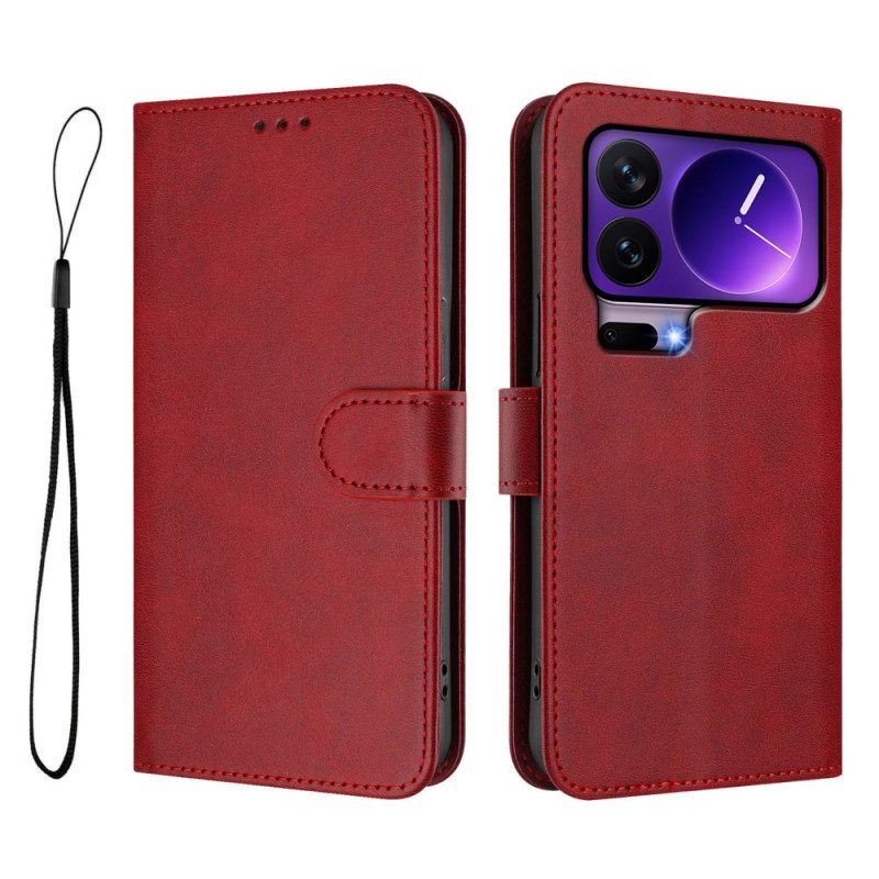 Lederhüllen Für Xiaomi 17 Pro Rfid-blockierung In Lederoptik