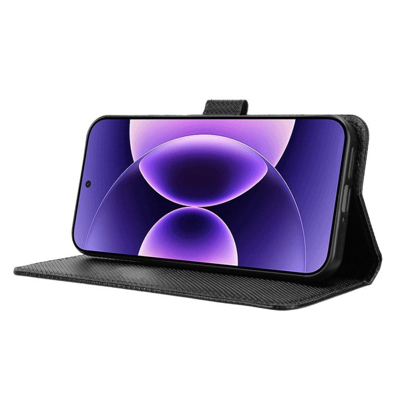 Lederhüllen Für Xiaomi 17 Pro Strukturiertes Kunstleder