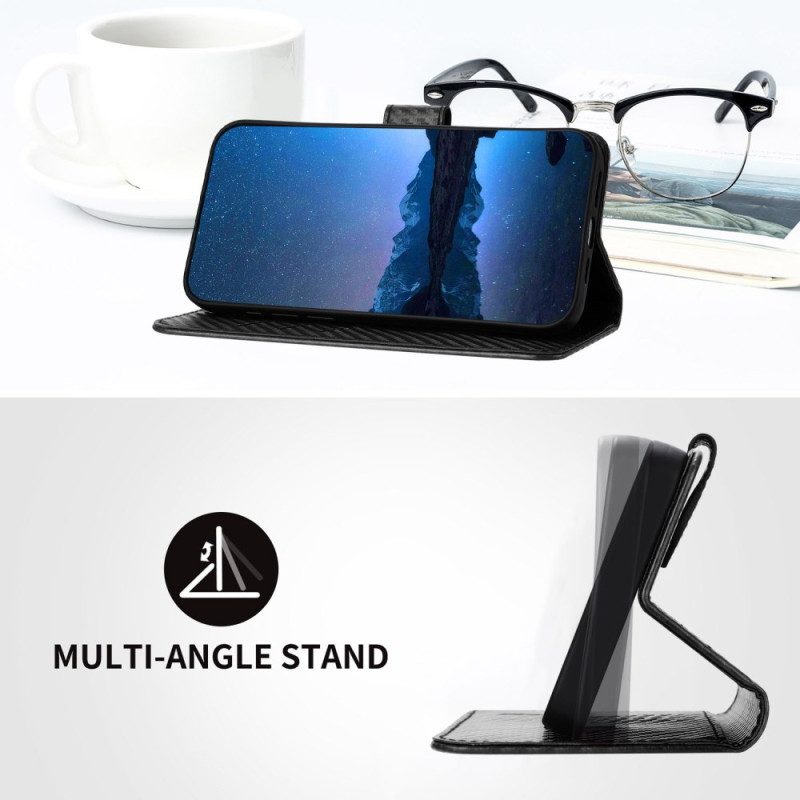 Lederhüllen Xiaomi 17 Pro Carbonfaser-optik