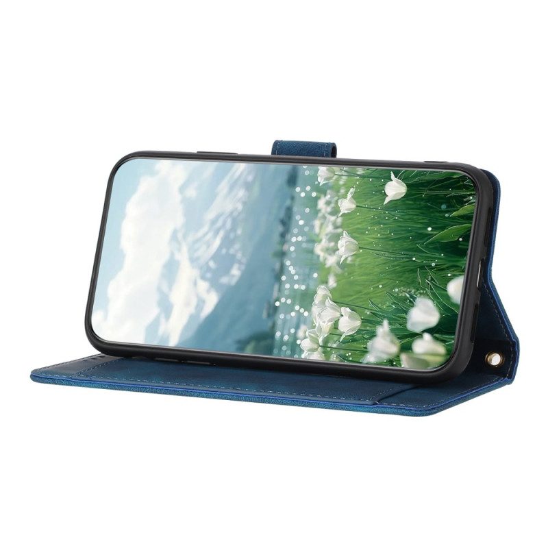 Lederhüllen Xiaomi 17 Pro Geldbörse Mit Tulpenmuster