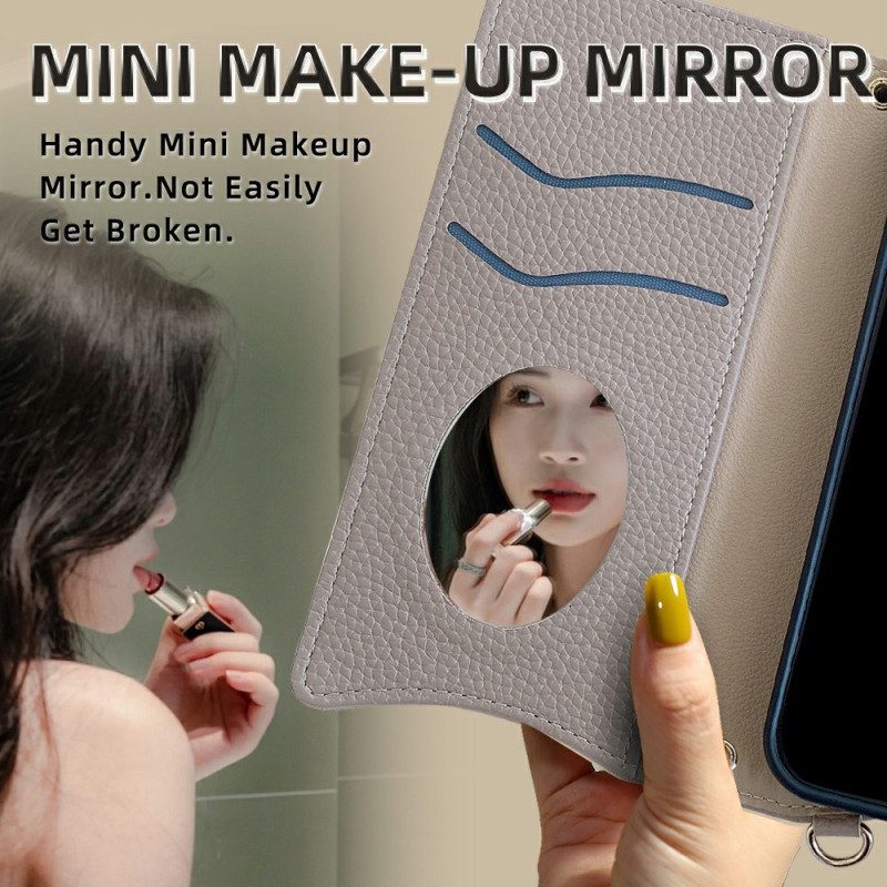 Lederhüllen Xiaomi 17 Pro Handyhülle Geldbörse Mit Kette