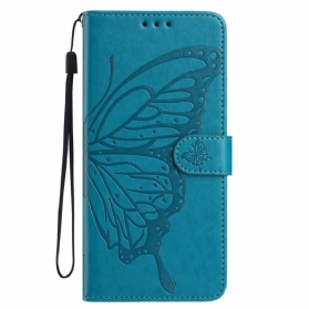 Lederhüllen Xiaomi 17 Pro Handyhülle Gravierte Schmetterlinge