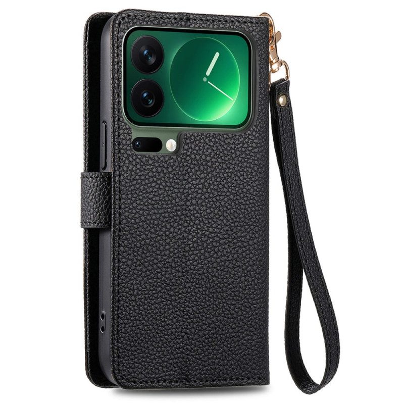 Lederhüllen Xiaomi 17 Pro Handyhülle Rfid-blockierendes Herzdesign