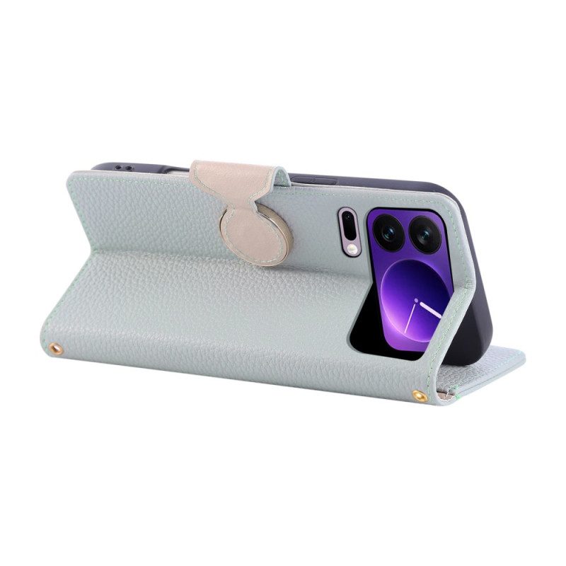 Lederhüllen Xiaomi 17 Pro Handyhülle Vintage Design