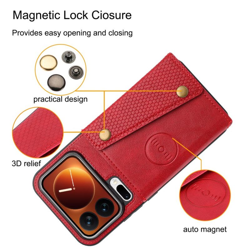 Lederhüllen Xiaomi 17 Pro Kartenhalter Und Ständer