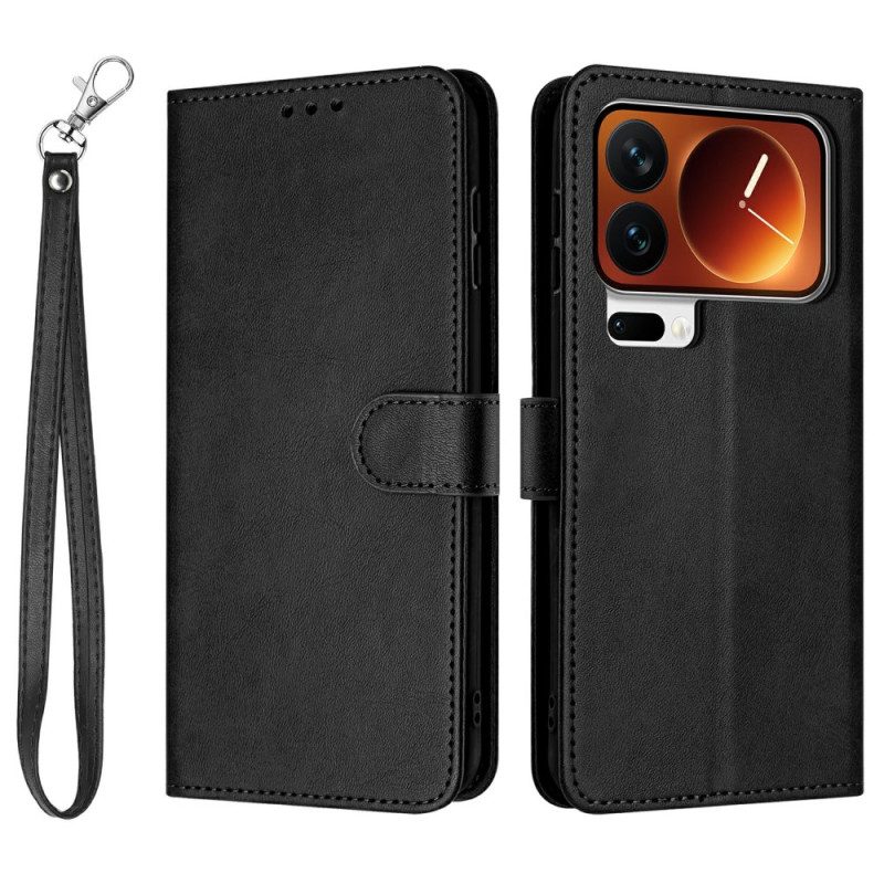 Lederhüllen Xiaomi 17 Pro Lederoptik Mit Lanyard