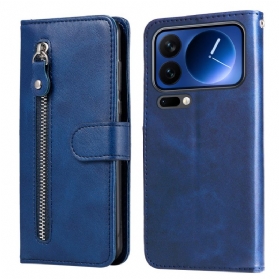 Lederhüllen Xiaomi 17 Pro Reißverschlusstasche