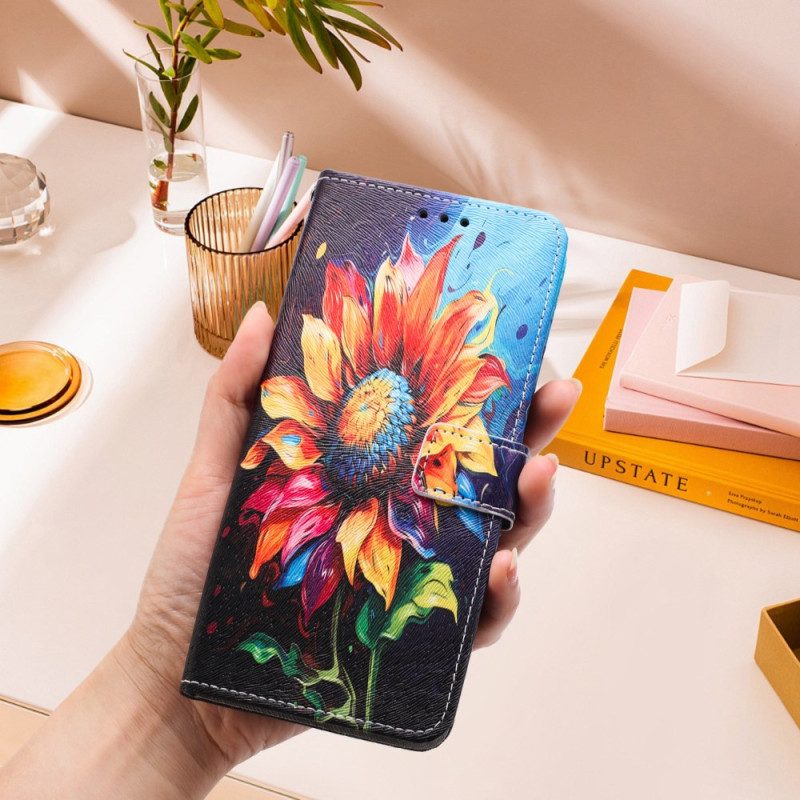 Lederhüllen Xiaomi 17 Pro Sonnenblume