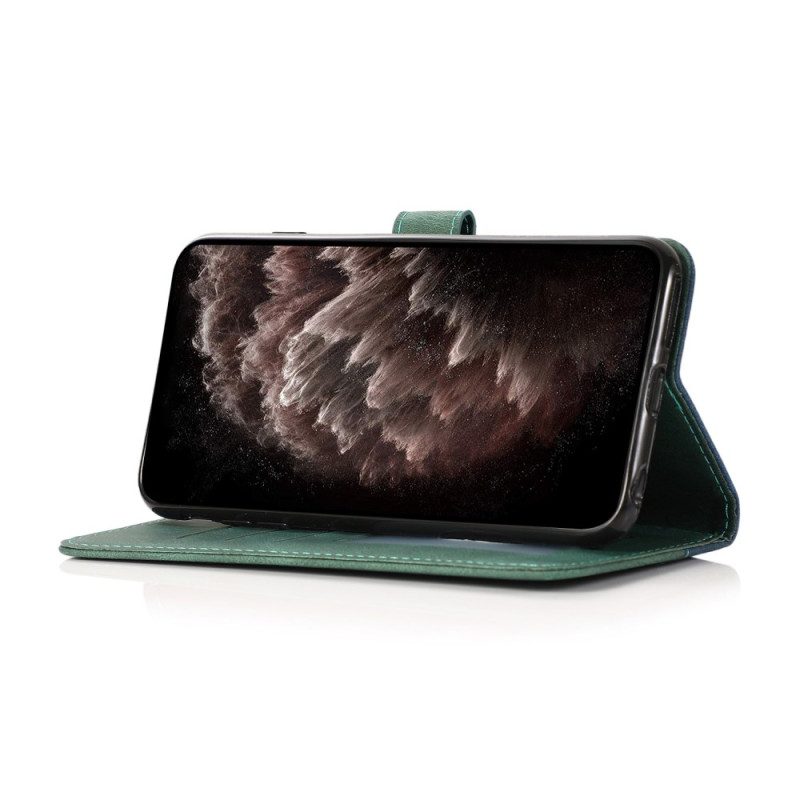 Lederhüllen Xiaomi 17 Pro Zweifarbig