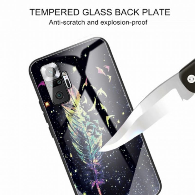 Handyhülle Für Xiaomi Redmi Note 10 Pro Federgehärtetes Glas