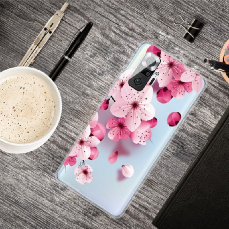 Handyhülle Für Xiaomi Redmi Note 10 Pro Kleine Rosa Blumen