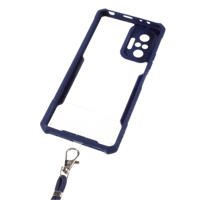 Hülle Für Xiaomi Redmi Note 10 Pro Farbiger Cord-hybrid