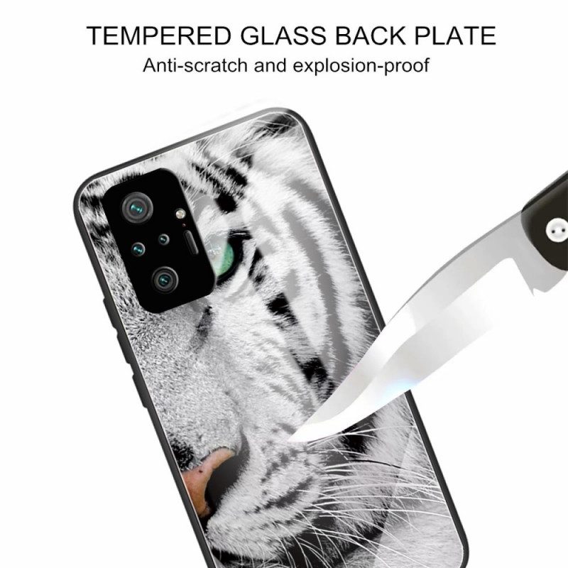 Hülle Für Xiaomi Redmi Note 10 Pro Tiger-gehärtetes Glas