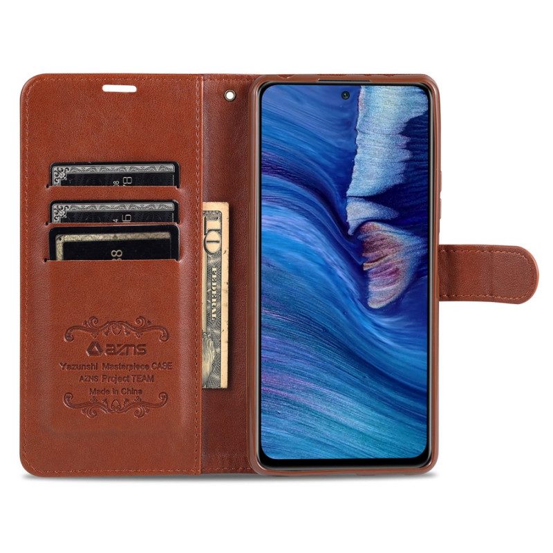 Lederhüllen Für Xiaomi Redmi Note 10 Pro Azns-kunstleder