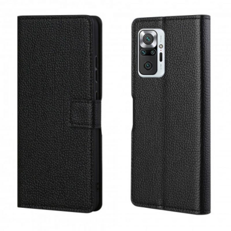 Lederhüllen Für Xiaomi Redmi Note 10 Pro Einzelne Litschi