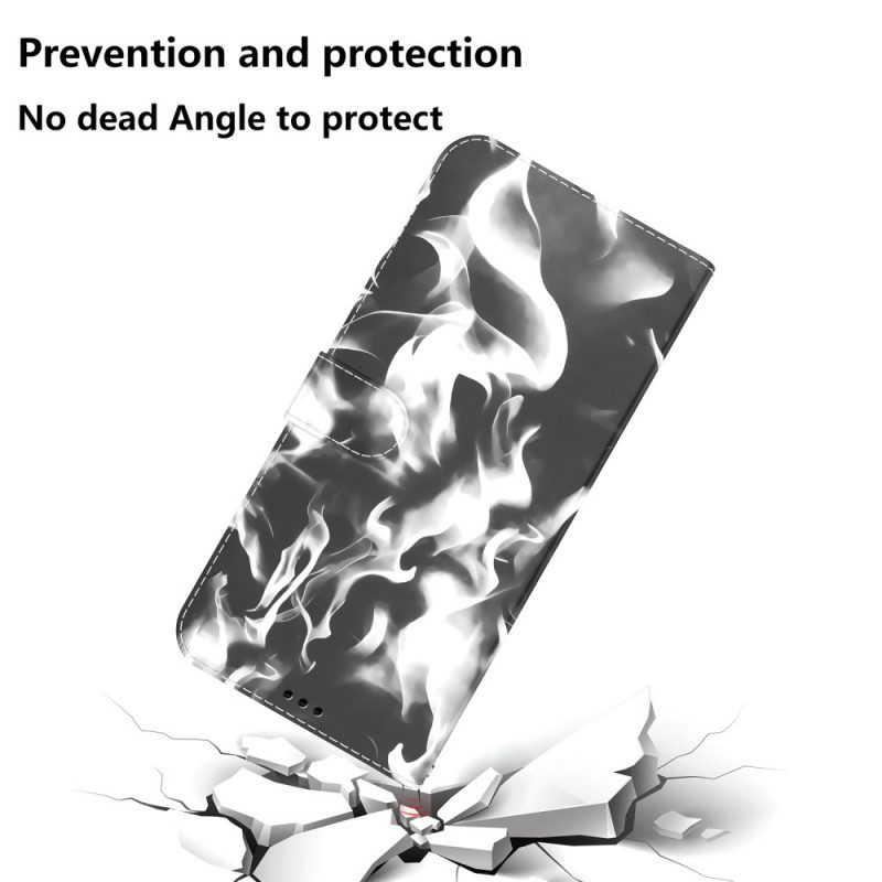 Flip Case Für OnePlus 10 Pro 5G Abstraktes Muster